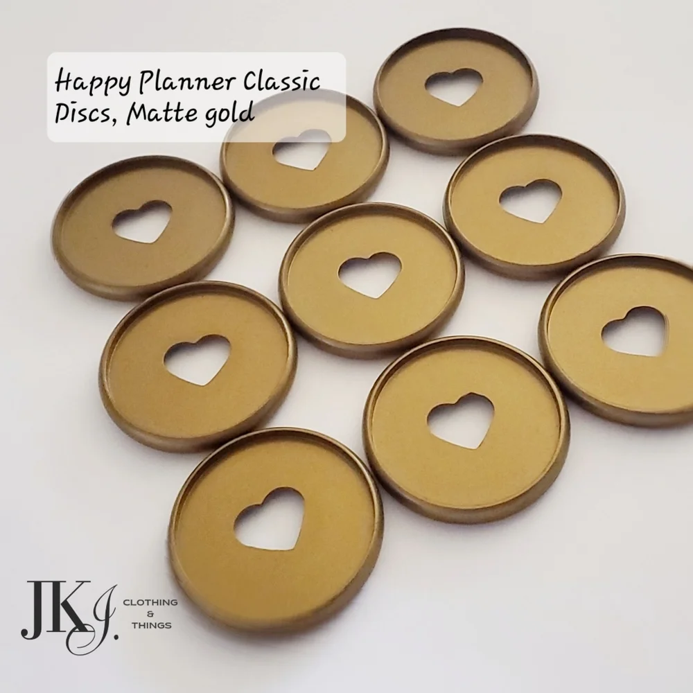 Happy Planner Classic Disc Matte-gold